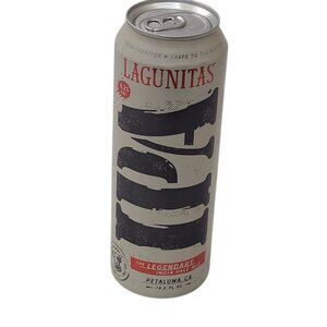 Legendary IPA Lagunitas Brewing Petaluma CA Empty Beer Can Tall Boy Bottom Opene